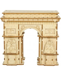 Дървен 3D пъзел Robo Time от 118 части - Триумфалната арка